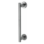 M Marcus Heritage Brass 19mm Bar Door Pull Handle with base 336mm length